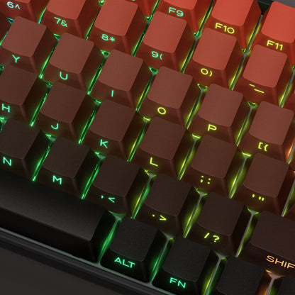 EchoBlade Lipstick Red Gradient 136-keys Keycap set