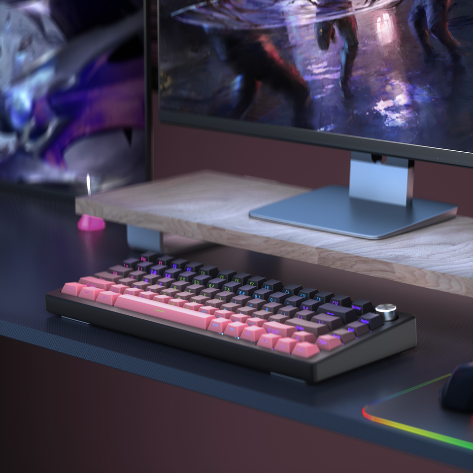 EchoBlade Blackberry Gradient 136-keys Keycap set