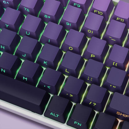 EchoBlade Lavender Gradient 136-keys Keycap set