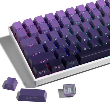 EchoBlade Lavender Gradient 136-keys Keycap set
