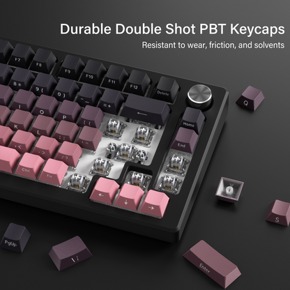 EchoBlade Blackberry Gradient 136-keys Keycap set