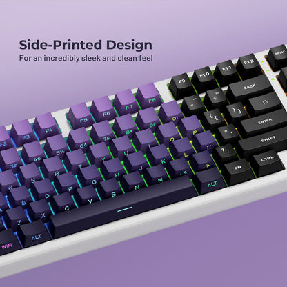 EchoBlade Lavender Gradient 136-keys Keycap set